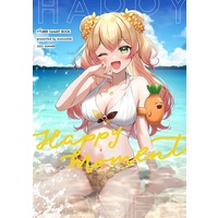 Doujinshi - Illustration book - hololive / Yuzuki Choco & Inugami Korone & Yozora Mel & Momosuzu Nene (HAPPY MOMENT) / pitsche