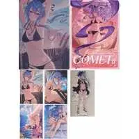 Doujinshi - hololive / Hoshimachi Suisei (コミケ102・4点セット（ COMETⅡ + アクリルスタンド + ポスターカード4種セット + A4クリアファイル ）) / 夏の大三角